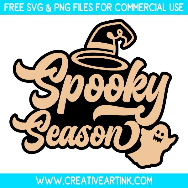 Free Spooky Season SVG Cut File