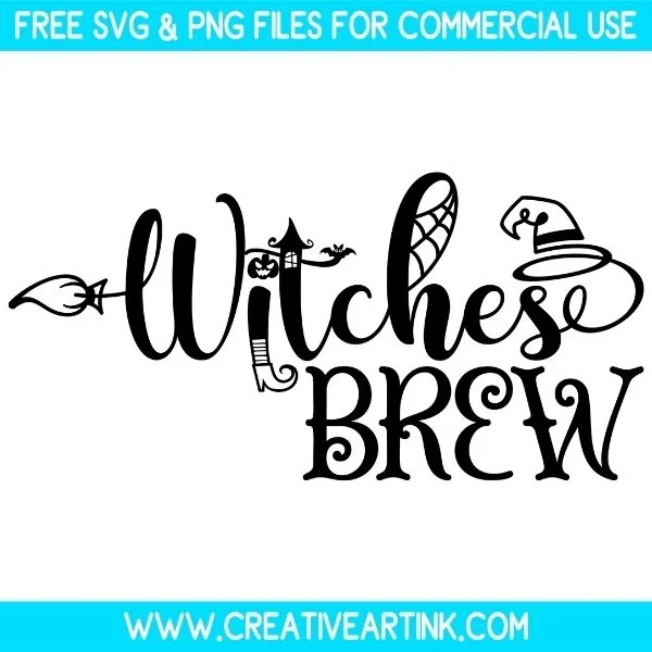 Free Witches Brew SVG Cut File