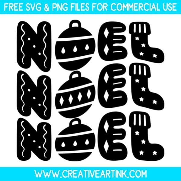 Free Noel SVG Cut File