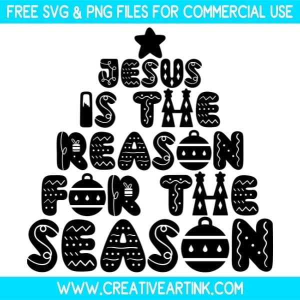 Free Jesus Is The Reason For The Season SVG