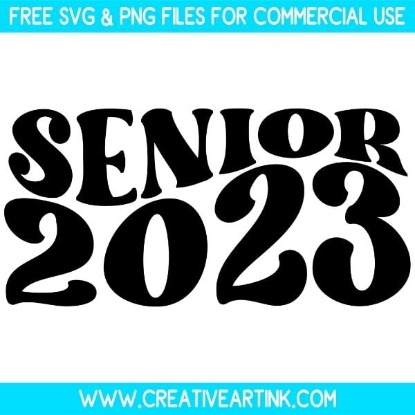 Free Senior 2023 SVG