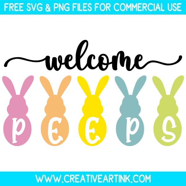 Free Welcome Peeps SVG & PNG