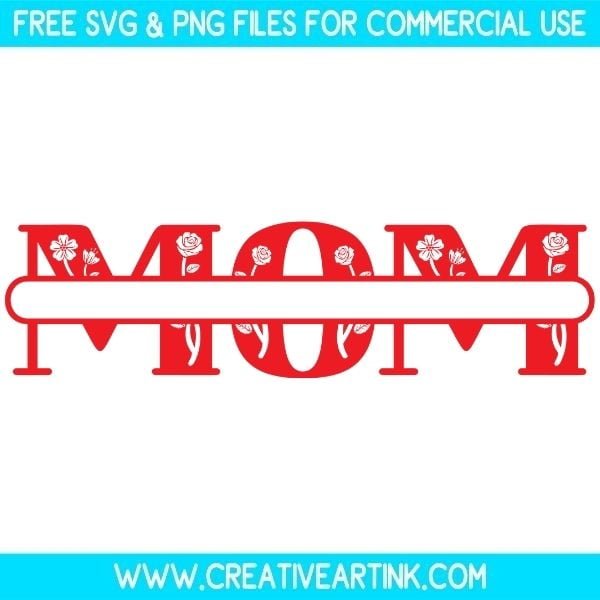 Free Floral Mom SVG & PNG