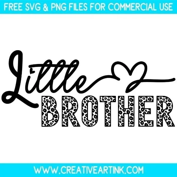 Free Little Brother SVG & PNG