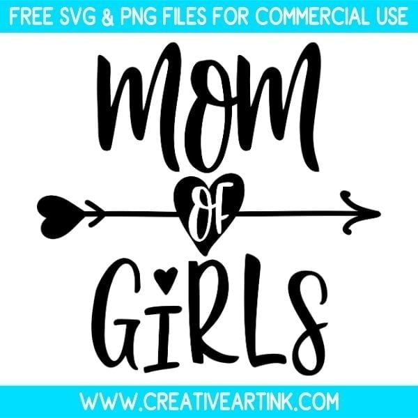 Free Mom Of Girls SVG & PNG