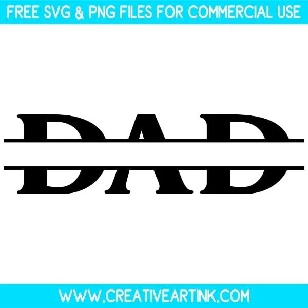 Free Split Dad SVG & PNG