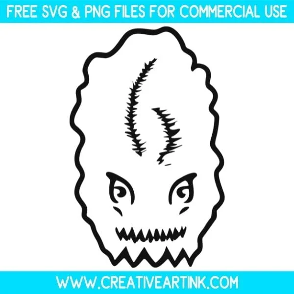 Scary Face SVG & PNG Clipart Free Download