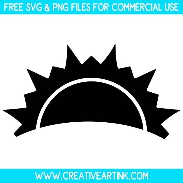 Sunset SVG & PNG Clipart Free Download
