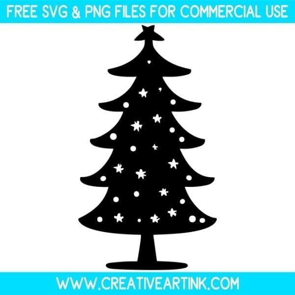 Christmas Tree SVG & PNG Clipart Images Free