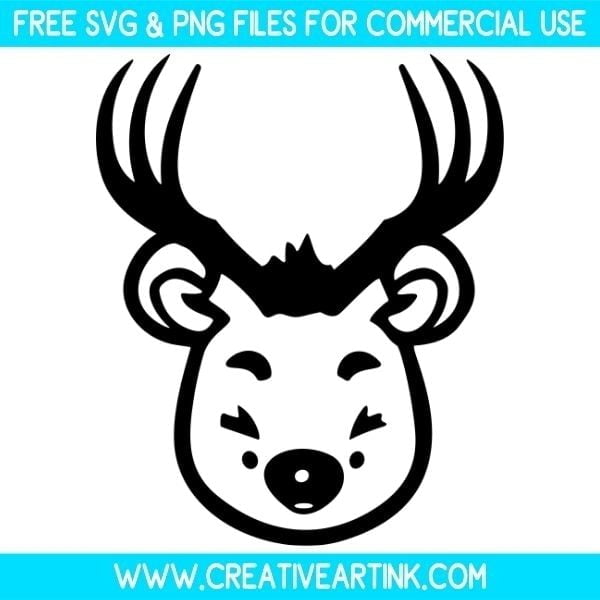 Deer Head SVG & PNG Clipart Images Free Download