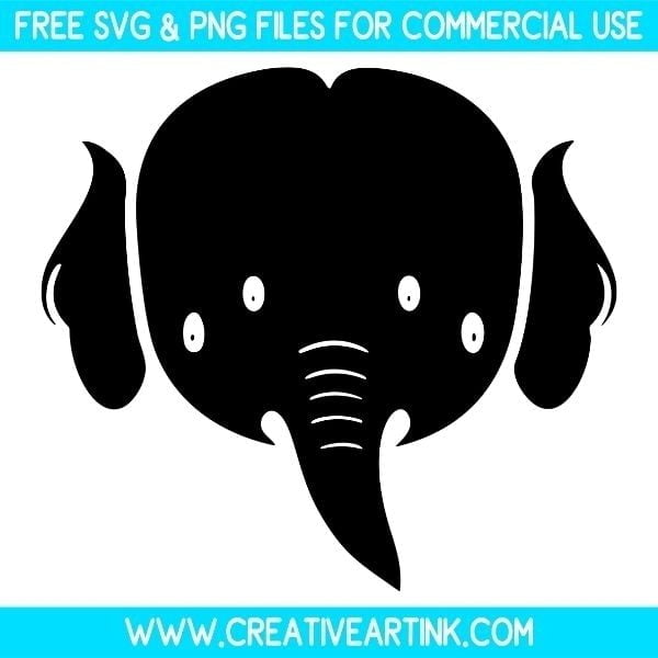 Elephant Silhouette SVG & PNG Clipart Images Free