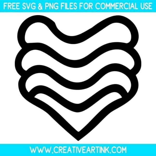 Geometric Heart SVG & PNG Clipart Images Free Download