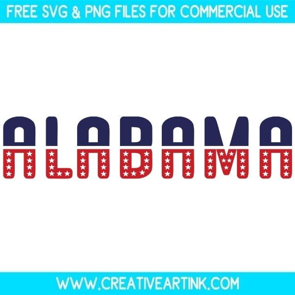 Alabama SVG & PNG Images Free Download