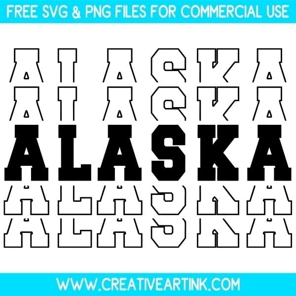 Alaska SVG Cut & PNG Images Free Download