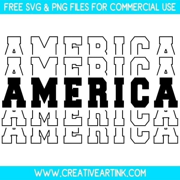 America SVG Cut & PNG Images Free Download