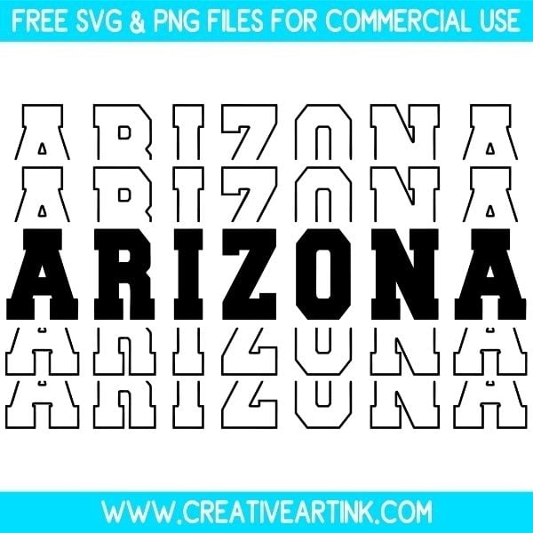 Arizona SVG Cut & PNG Images Free Download