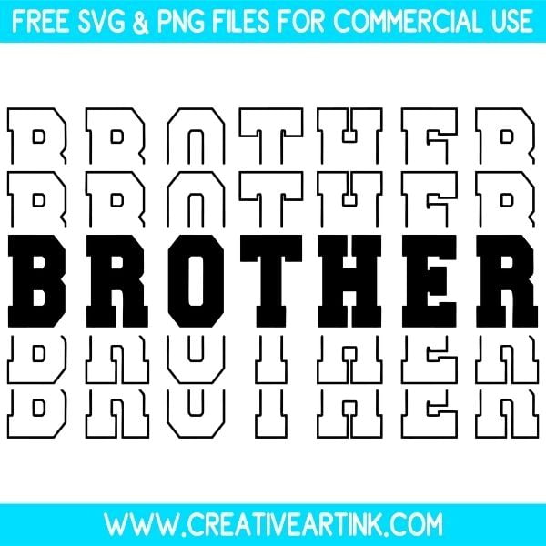 Brother SVG Cut & PNG Images Free Download