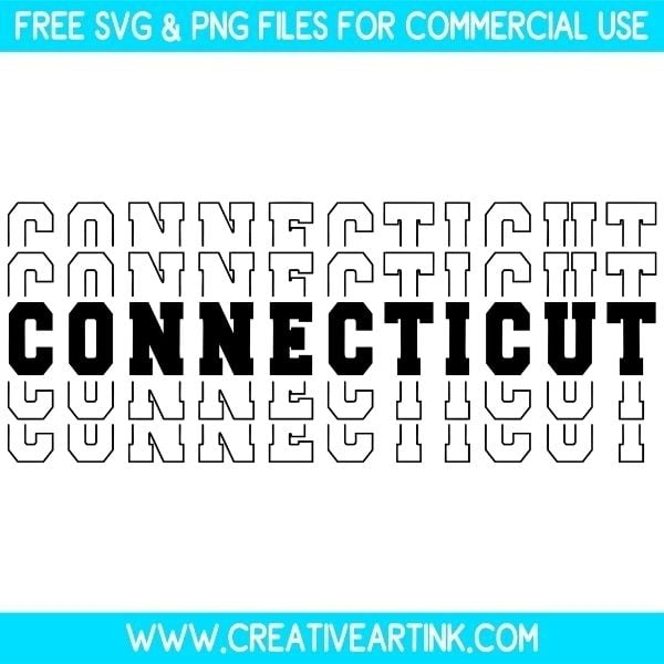 Connecticut SVG Cut & PNG Images Free Download