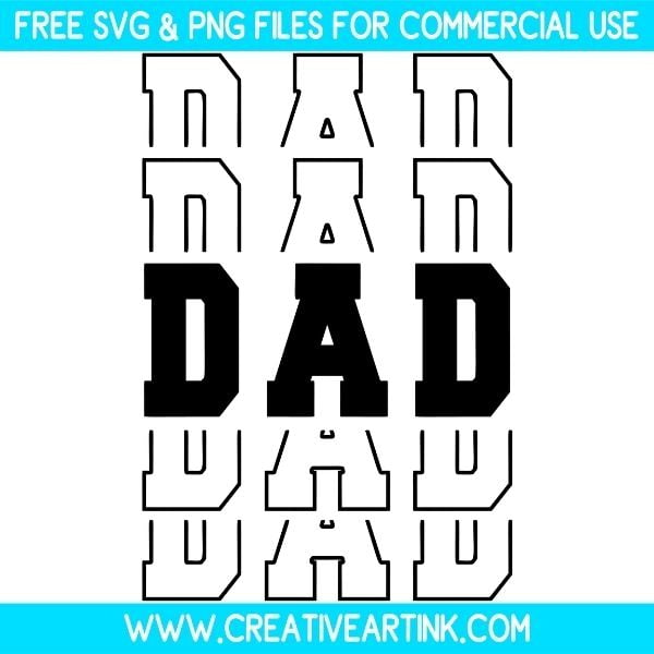 Dad SVG Cut & PNG Images Free Download