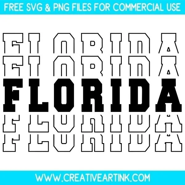Florida SVG Cut & PNG Images Free Download