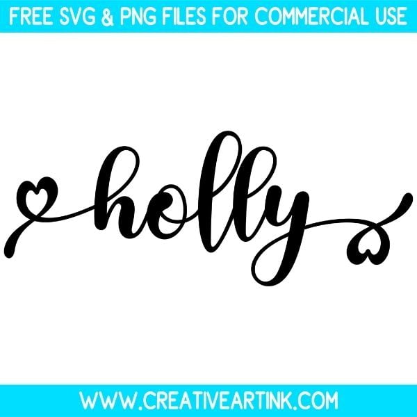Holly SVG & PNG Clipart Images Free Download