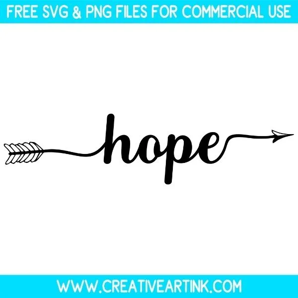 Hope SVG Cut & PNG Images Free Download