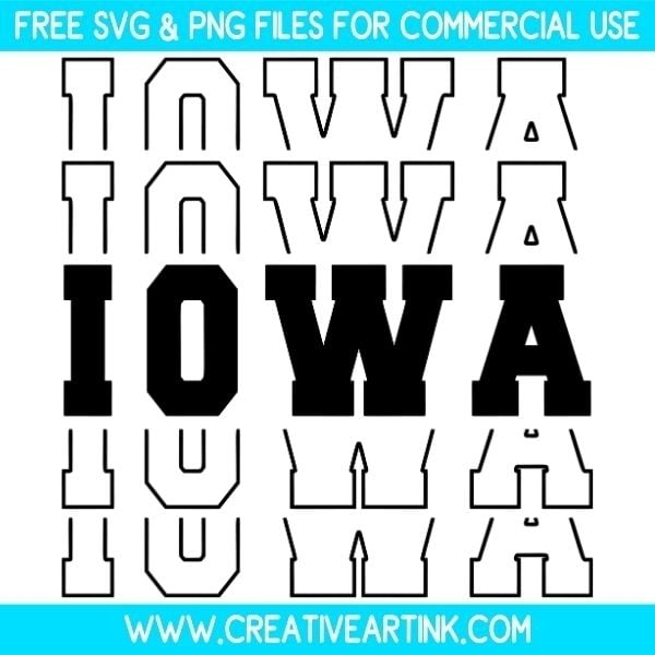 Iowa SVG Cut & PNG Images Free Download