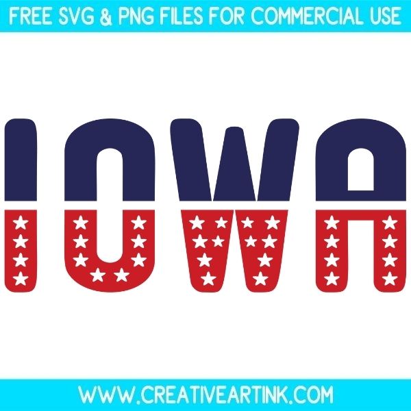 Iowa SVG & PNG Images Free Download