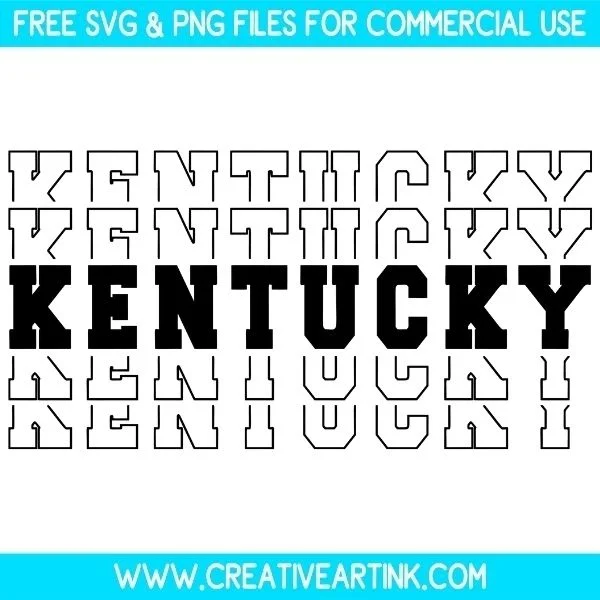 Kentucky SVG Cut & PNG Images Free Download