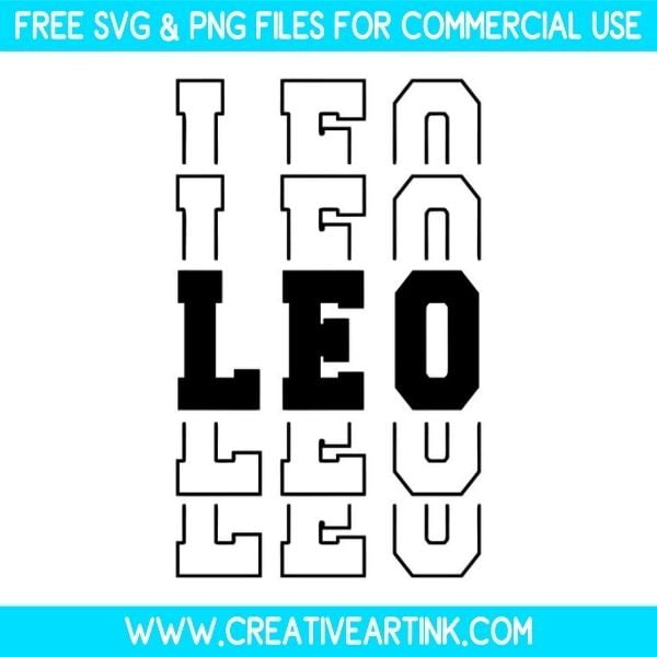 Leo SVG & PNG Clipart Images Free Download