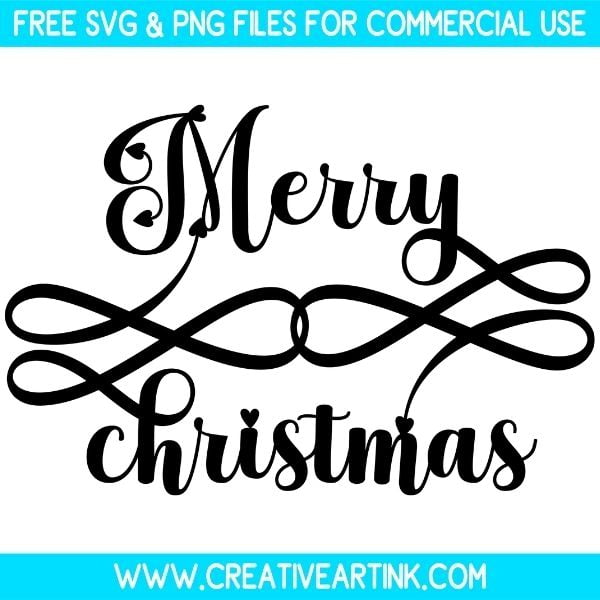 Merry Christmas SVG & PNG Clipart Images Free Download