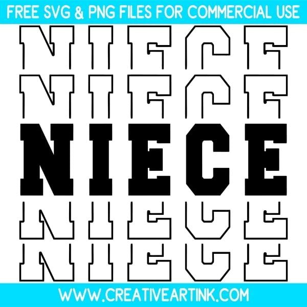 Niece SVG Cut & PNG Images Free Download