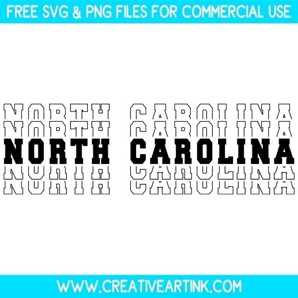 North Carolina SVG Cut & PNG Images Free Download