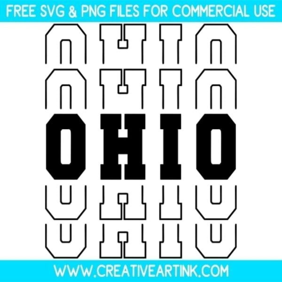 Ohio SVG - Free SVG | Creativeartink ohio-svg-free-svg-creativeartink