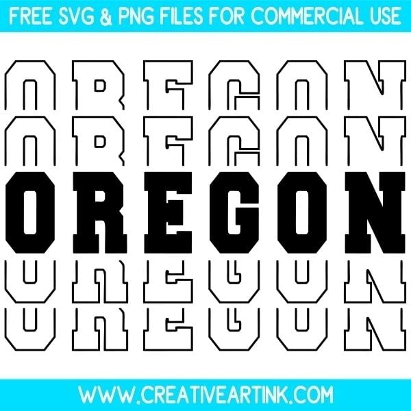 Oregon SVG Cut & PNG Images Free Download