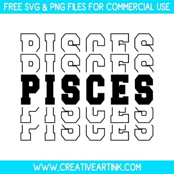 Pisces SVG & PNG Clipart Images Free Download