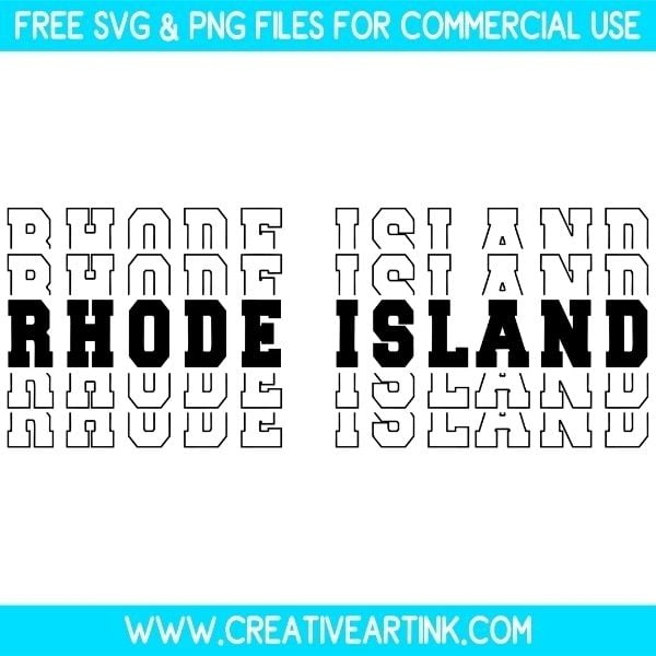 Rhode Island SVG Cut & PNG Images Free Download