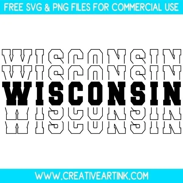 Wisconsin SVG Cut & PNG Images Free Download