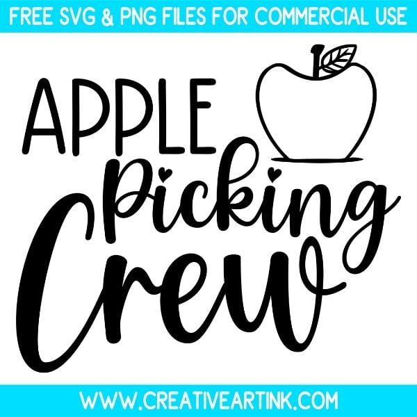 Apple Picking Crew Free SVG & PNG Images Download