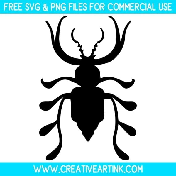 Bug Silhouette Free SVG & PNG Images Download