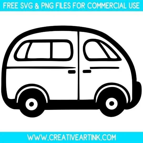 Camping Van Free SVG & PNG Images Download