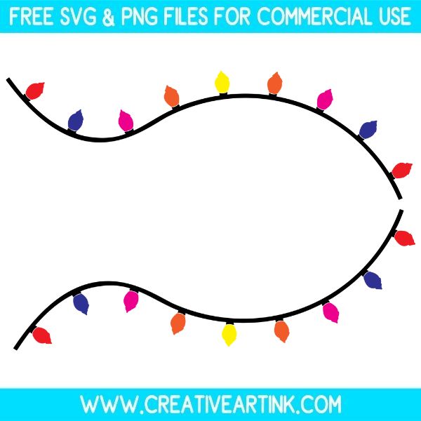Christmas Lights SVG & PNG Images Free Download