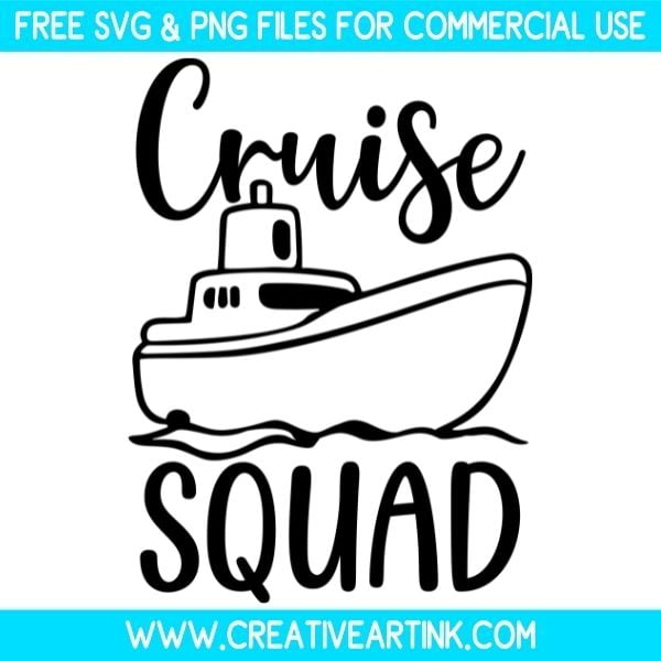 Cruise Squad Free SVG & PNG Images Download