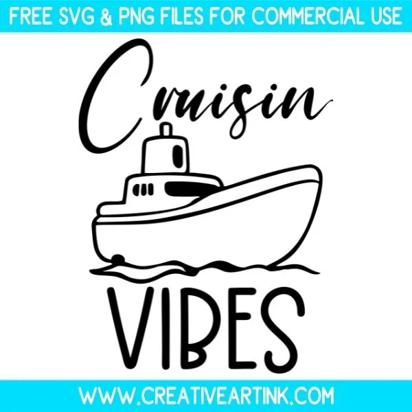 Cruising Vibes Free SVG & PNG Images Download