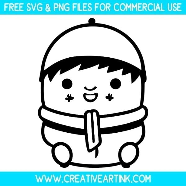Cute Boy Free SVG & PNG Images Download