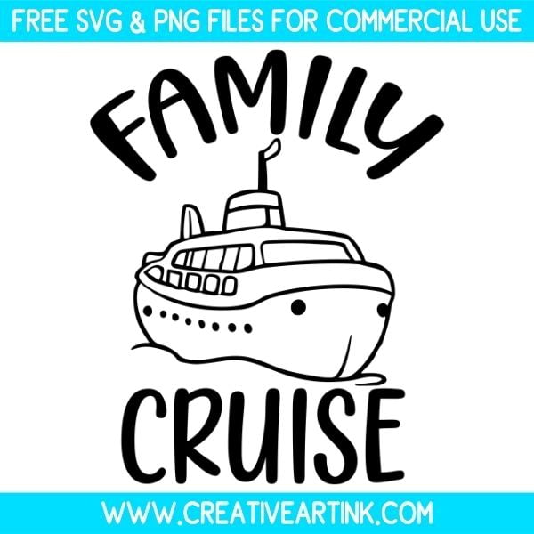 Family Cruise Free SVG & PNG Images Download