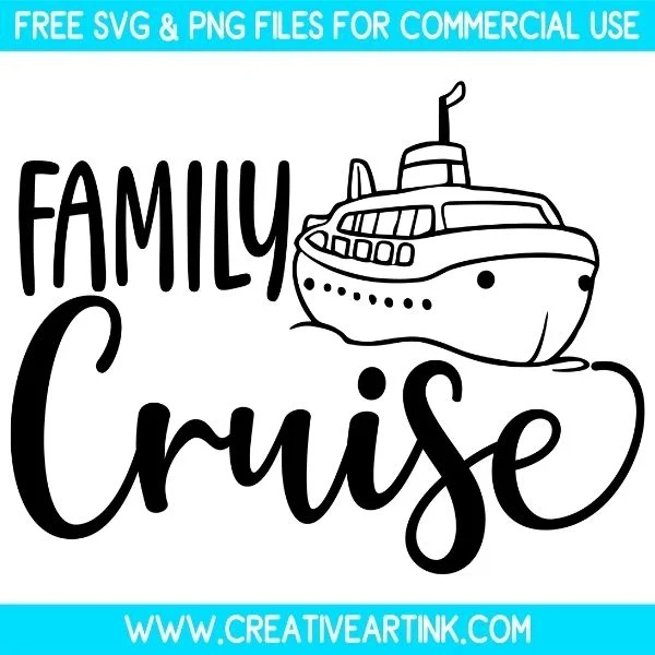 Family Cruise Free SVG & PNG Images Download
