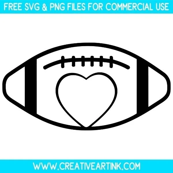 Football Monogram Free SVG & PNG Images Download