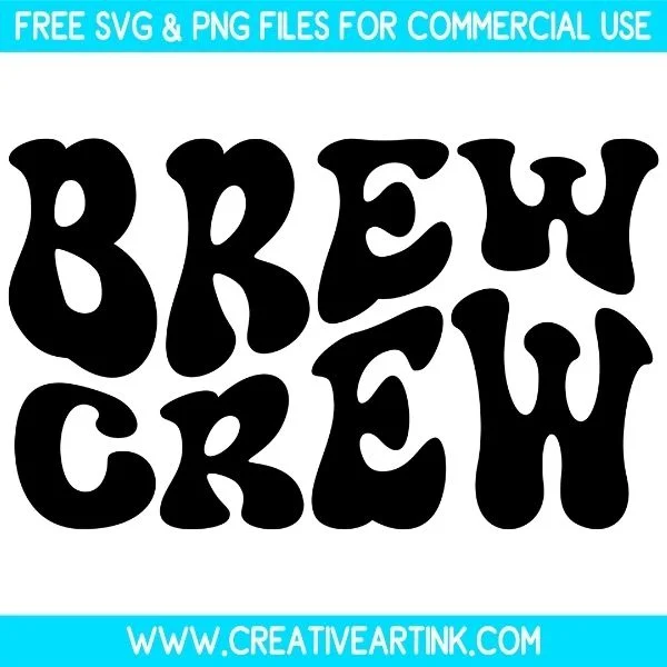 Groovy Brew Crew Free SVG & PNG Images Download