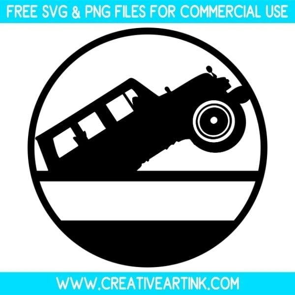 Jeep Split Monogram Free SVG & PNG Images Download